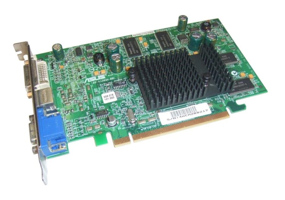 ASUS RV370LE/TD/256M , PCB: 109-A334GN-00C , HP P/N 5187-7626 , C1VCY1 C4AS045-00854 PCIe Video Card