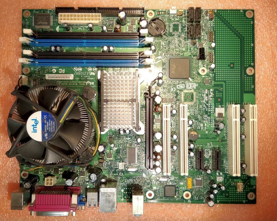 intel D945GNT C96315-404 LGA775 Motherboard with CPU Pentium 4 3GHz