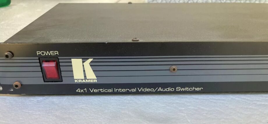 Kramer VS-401N 4x1 Vertical Interval Video / Audio Switcher