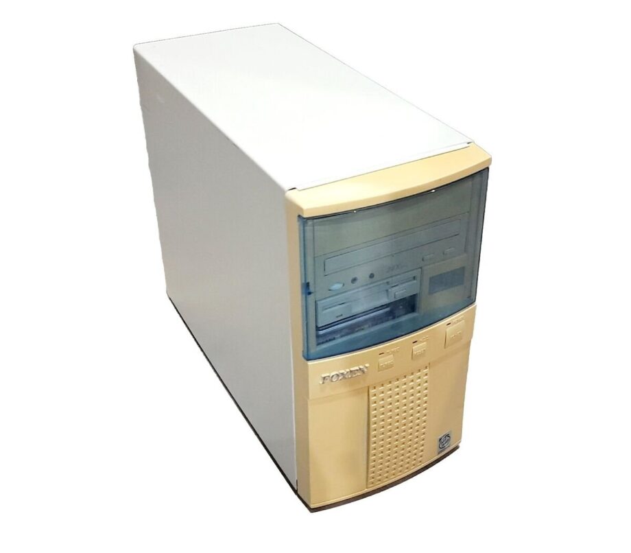 Vintage Beige 386 Pentium Era DOS Retro Gaming Baby-AT Tower PC Case , MODULAR, NO RUST,  GALVANIZED, INCLUDES FLOPPY