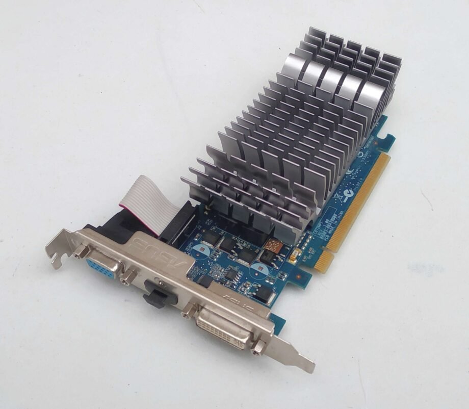 ASUS GeForce 210 Silent 1GB DDR3 Graphics Card - Connector View - 210-SL-TC1GD3-L - C872MPI REV 1.00
