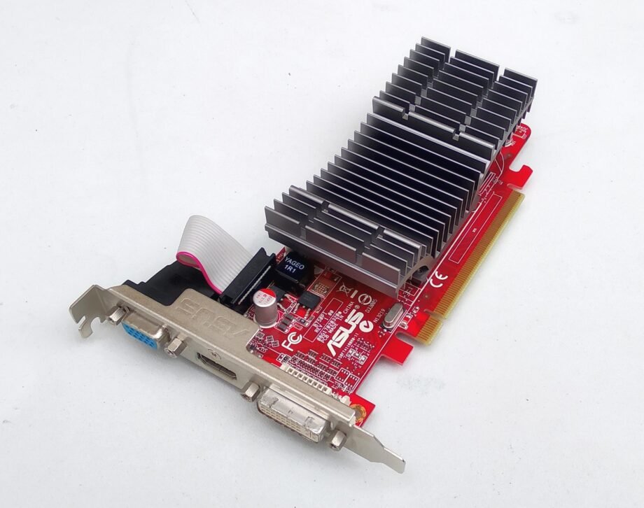 ASUS EAH4350 Silent 512MB DDR2 Graphics Card - Connector View - EAH4350_SILENT-DI-512MD2