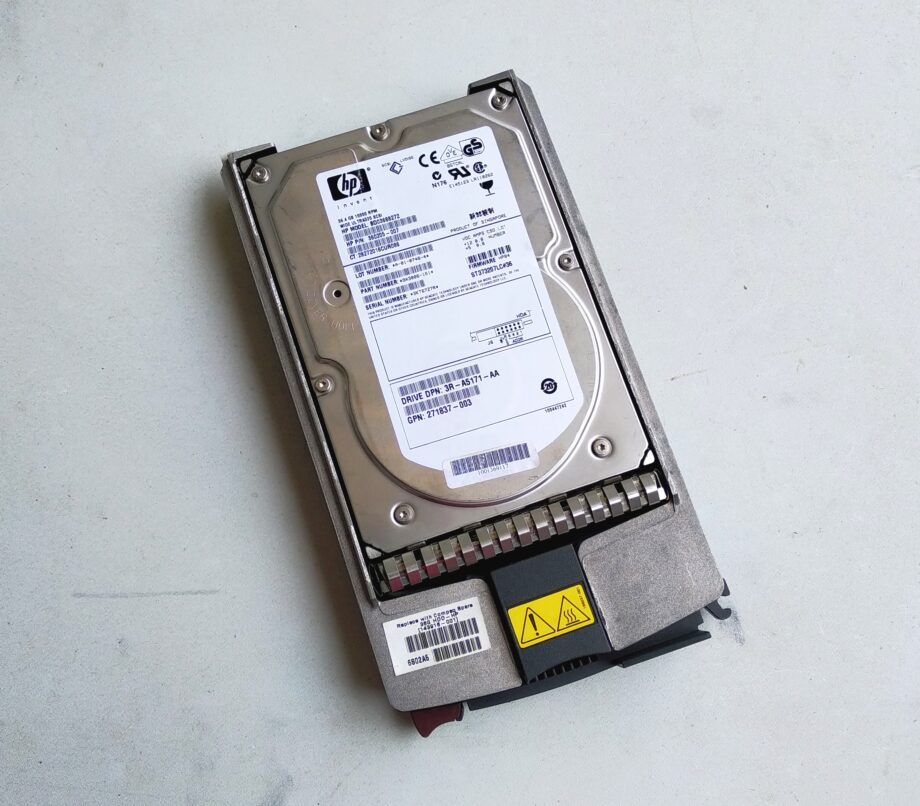 HP Invent BD03688272 360205-007 36.4GB 10000 RPM WIDE ULTRA320 SCSI Hard Disk Drive