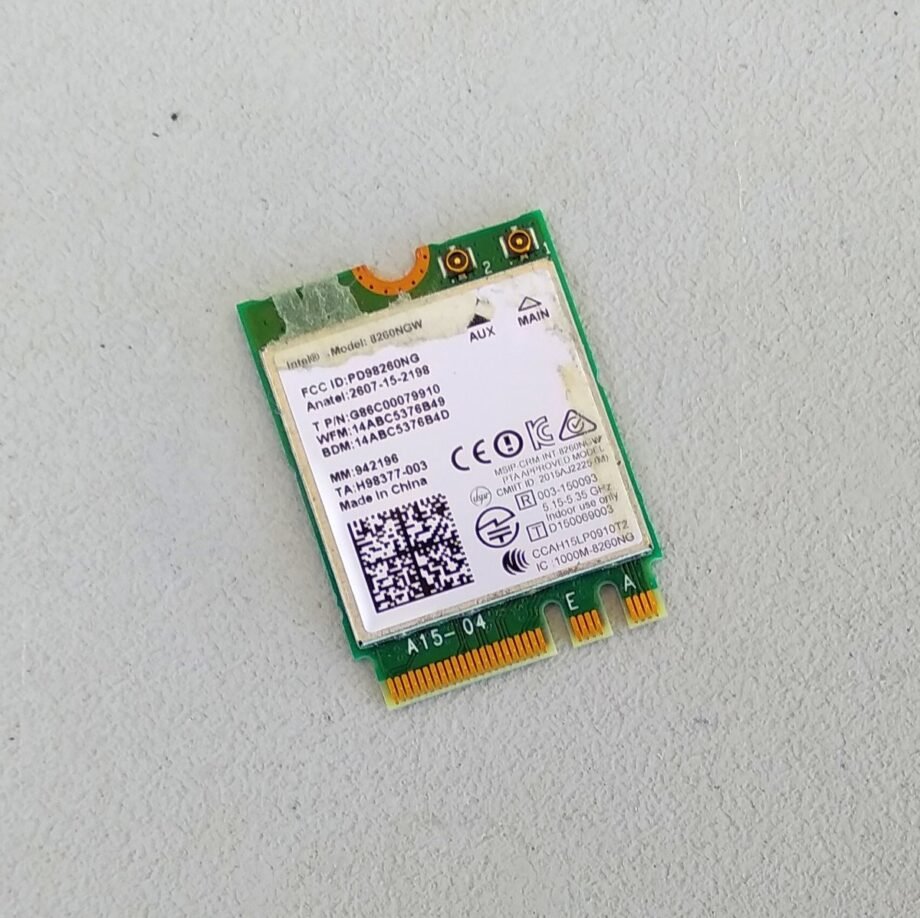 Intel AC 8260NGW Wi-FiBT 42 M2 Module G86C00079910 69 characters - G86C00079910
