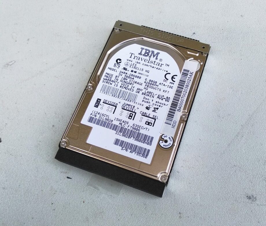IBM Travelstar 31L9820 6GB ATAIDE 25 HDD B400007002 - 31L9820