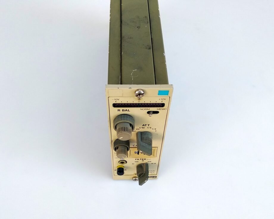 San-ei Kyowa 6M91 N5839 DC Strain Amplifier Module - 6M91