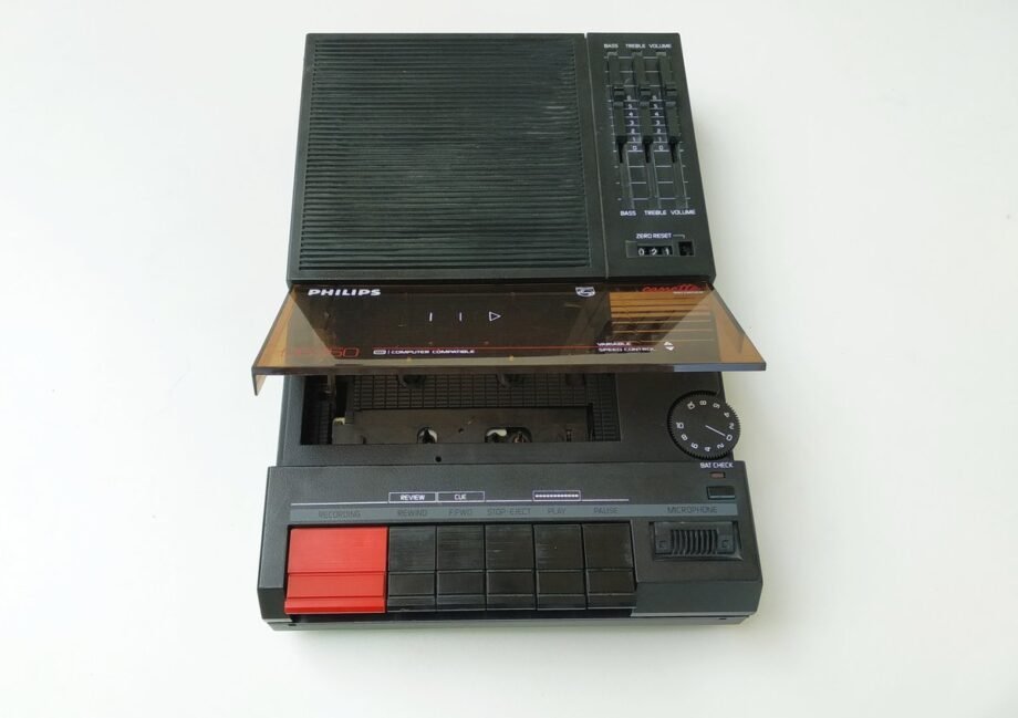 PHILIPS D635060 Casette Recorder Tape Deck Computer Compatible Variable Speed - D6350-60