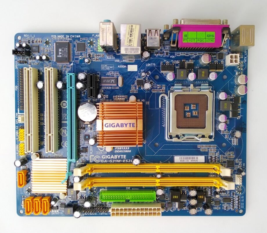 GIGABYTE GA-G31M-ES2L REV11 Socket 775 mATX Intel G31 - GA-G31M-ES2L_R11