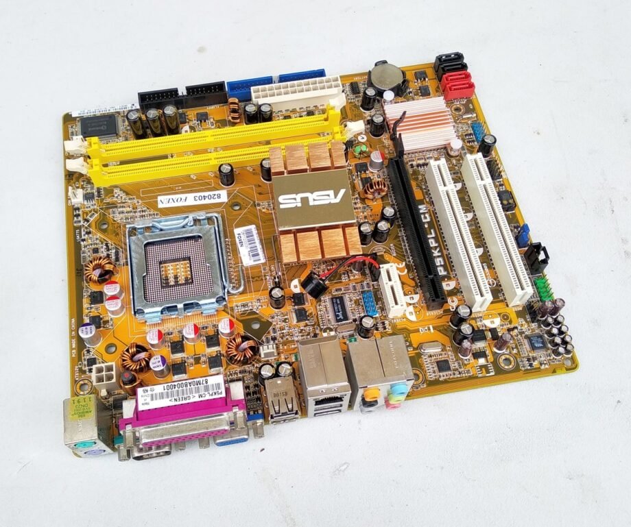 ASUS P5KPL-CM Rev 201G LGA775 Intel G31 Chipset Motherboard - P5KPL-CM-R201G