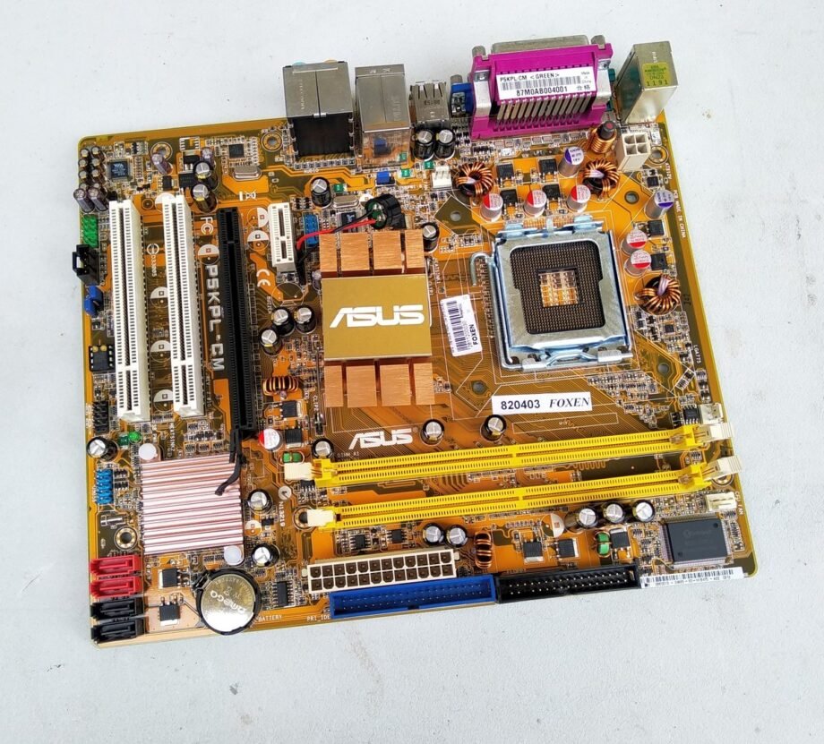 ASUS P5KPL-CM Rev 201G LGA775 Intel G31 Chipset Motherboard - P5KPL-CM-R201G