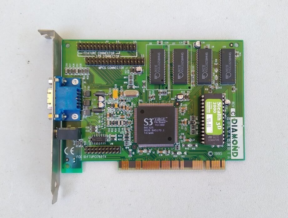 Diamond Stealth 3D 2000 S3 ViRGE 86C325 PCI 23030216-403 - 23030216-403