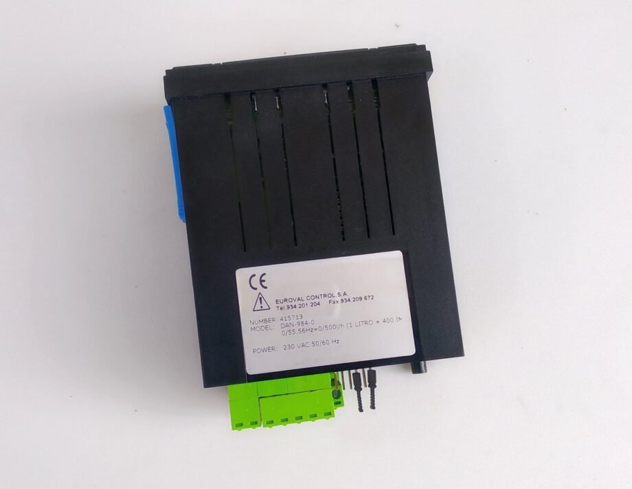 EUROVAL CONTROL DAN-984-0 Digital Flow Meter Panel 05556Hz 0500lh - DAN-984-0