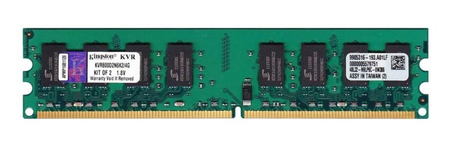 Kingston KVR800D2N5K24G 2GB DDR2 800MHz DIMM Memory Module - KVR800D2N5