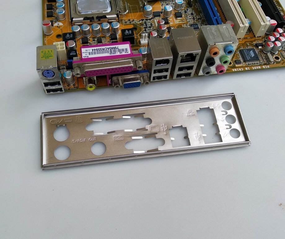 Original IO shield for ASUS P5K-VM motherboard part P5K-VM IO - P5K-VM_IO