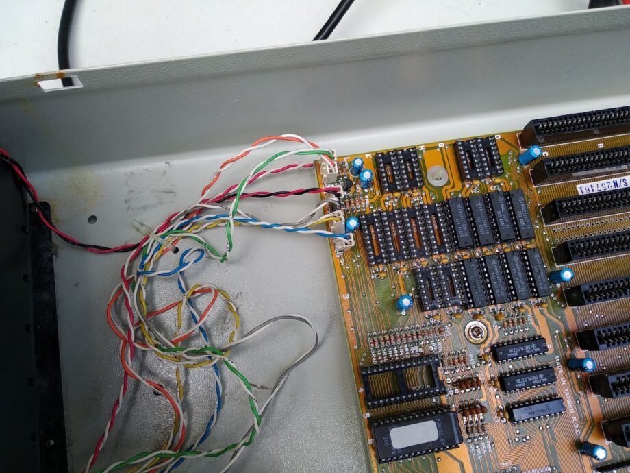 SNB-M004A Turbo XT MB 12MHz 8x ISA VDL C1 V20 D70108C-8 1989 - SNB-M004A
