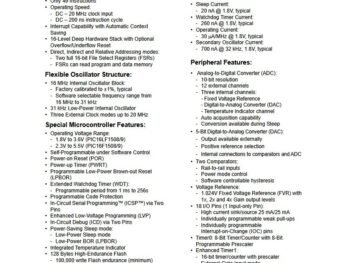 PIC16F1508T-ESS 8-bit MCU 4KB Flash SSOP-20 Microcontroller